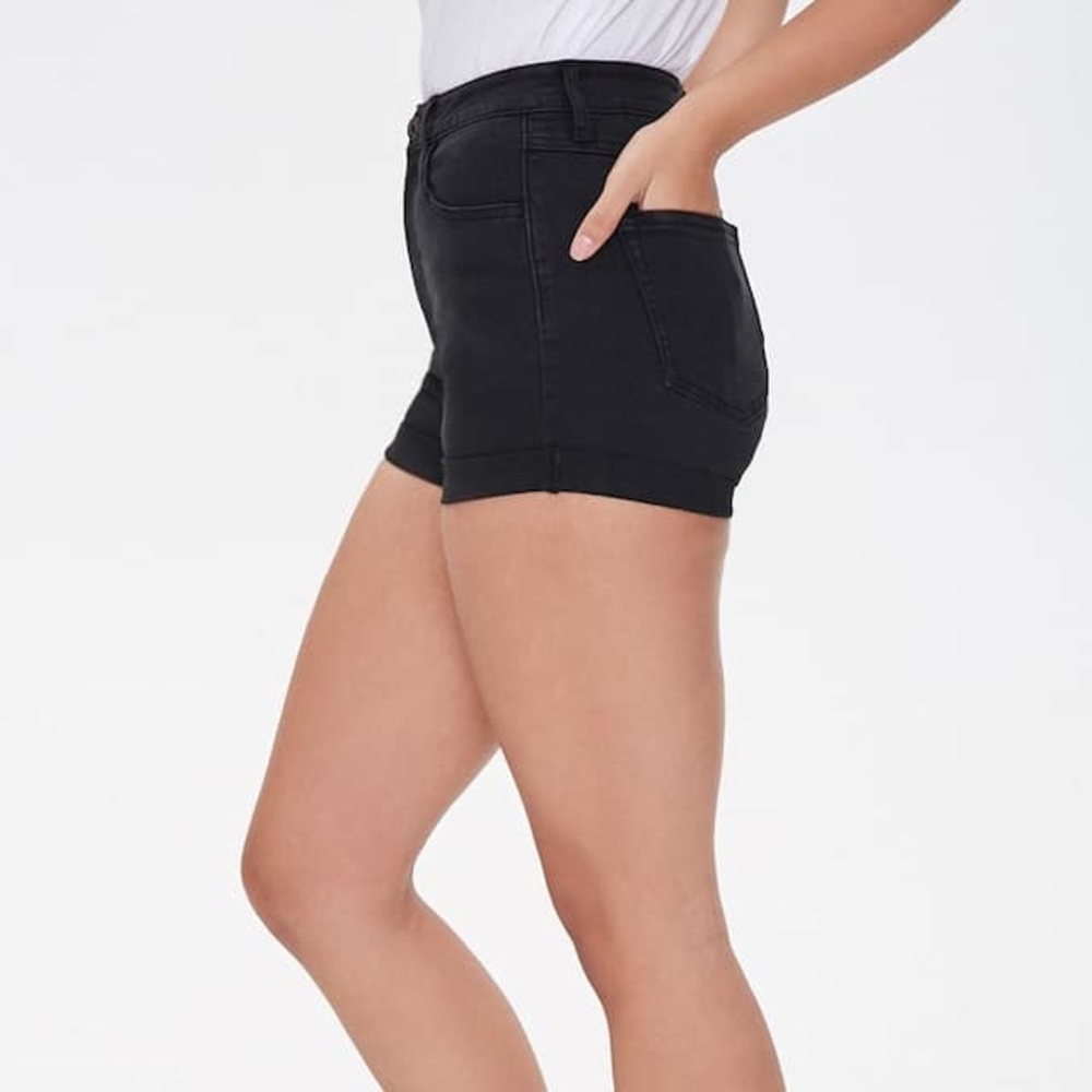 Forever 21 black high rise shorts